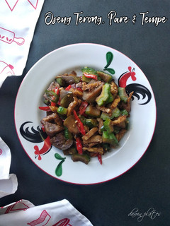 Foto resep Oseng Terong, Pare & Tempe