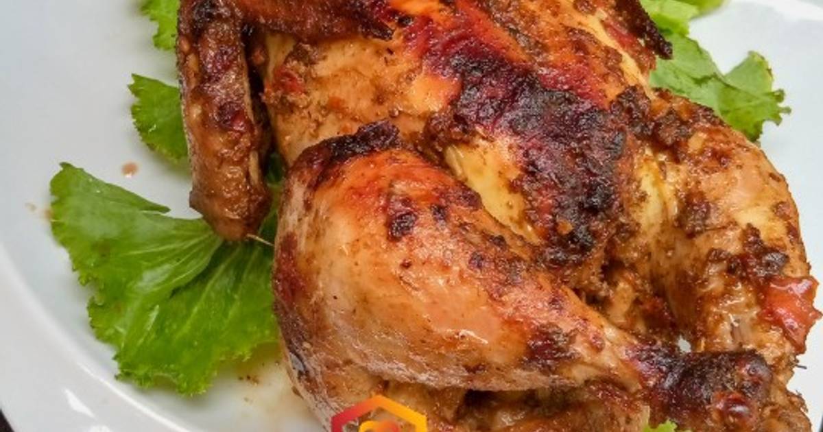 Oven Grill Chicken Recipe by Meenat Kitchen Cookpad