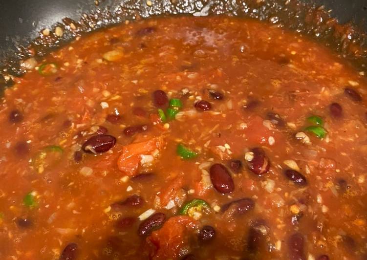 Resep Indian spiced kidney beans Kacang merah ala rempah India yang Sempurna