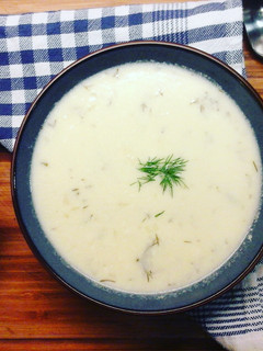 A picture of Yogurt soup.