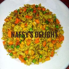 Veggies scrambled egg A picture of Veggies scrambled egg.