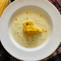 Milky Corn Halwa A picture of Milky Corn Halwa.