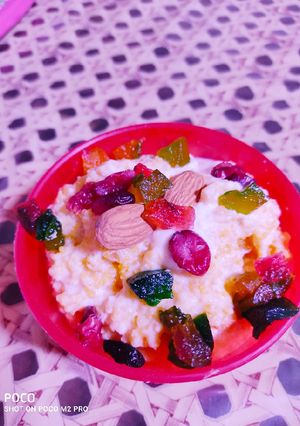 A picture of Strawberry pudding.