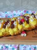 Trenza de naranja con membrillo y crema pastelera de chocolate blanco🧉