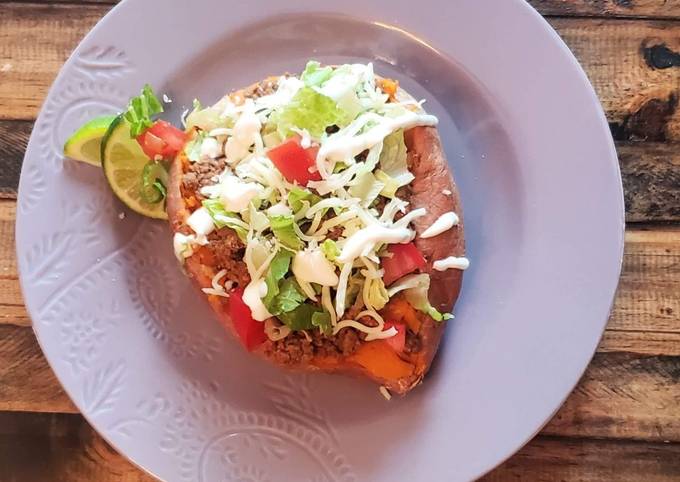 Simple Way to Prepare Quick Taco Stuffed Potatoes