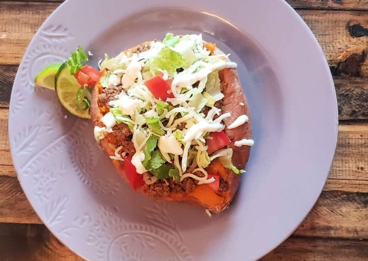 Sunday Fresh Taco Stuffed Potatoes