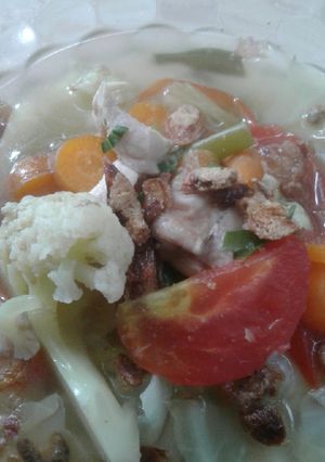 Foto resep Sup ayam sayur