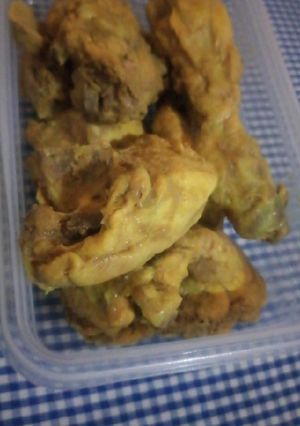 Foto resep 20. Ayam ungkep bumbu kuning #ketopad #pekanins pirasi