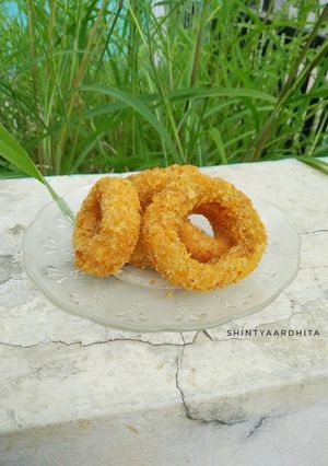 Foto resep Onion Ring a.k.a bawang bombay goreng kriuk