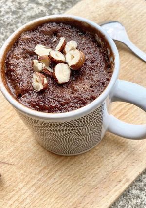 Une photo de MUG CAKE BANANE-CHOCOLAT
