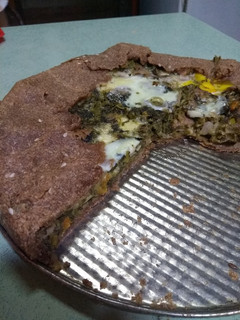 Una foto de Mí tarta de espinacas con masa integral❤️✨