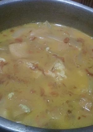Foto resep Tahu pong jipang kuah santan