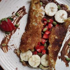 A picture of Nutella crepes.