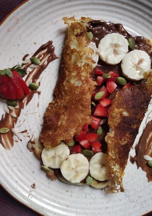 A picture of Nutella crepes.