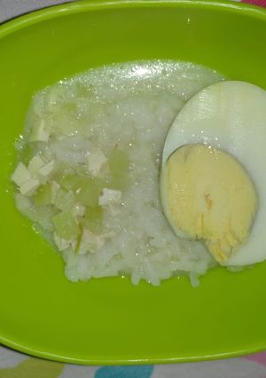 Foto resep Tahu labu gurih + telur rebus (mpasi 11 bulan)