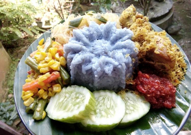 Nasi Gurih Bunga Telang