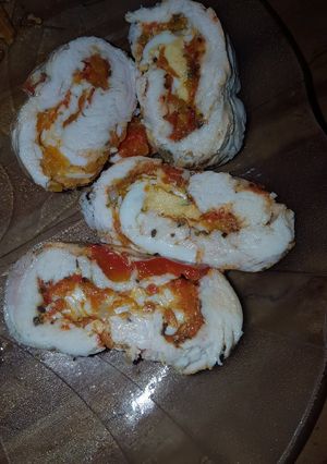 Una foto de Matambre de pollo !!