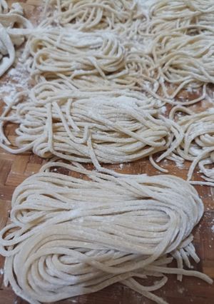 Foto resep Mie homemade kenyal mantap