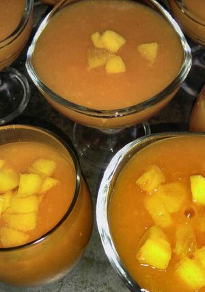 صورة لوصفة تحلية باردة بالخوخ رووووعة