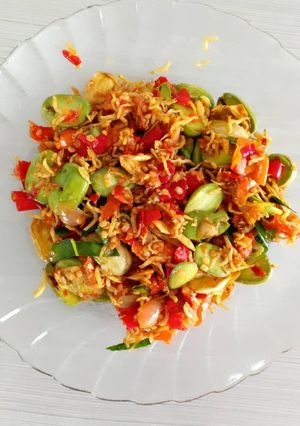 Foto resep Oseng Pete teri Medan sambel padang