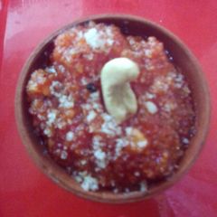 A picture of Gajar ka Halwa (Carrot Halwa).