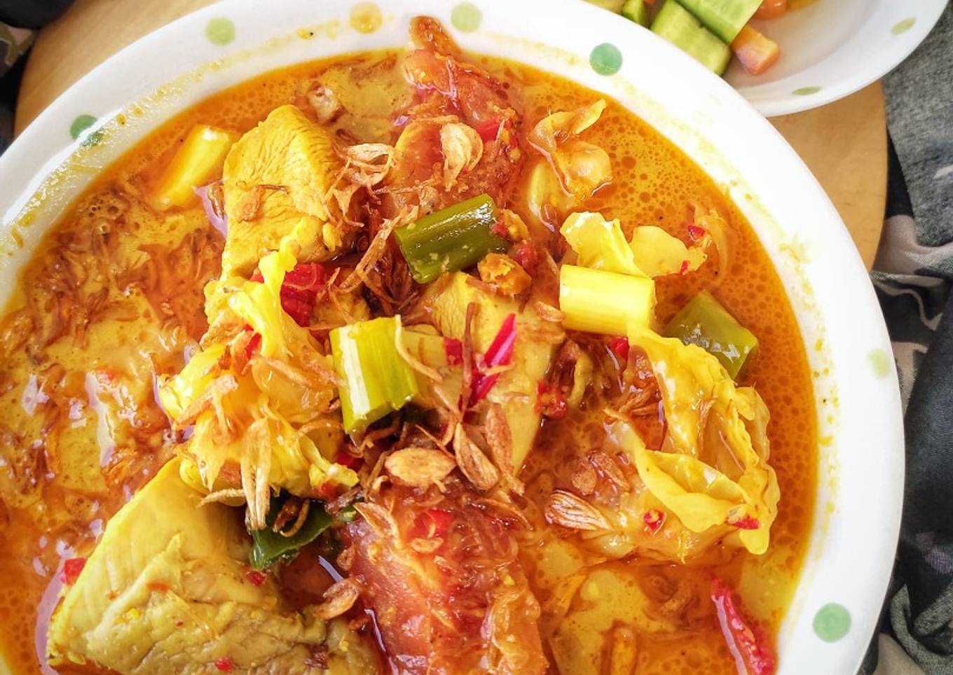 Tongseng Ayam fiber creem*