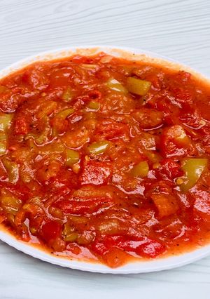 صورة لوصفة قلاية طماطم