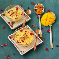 A picture of Mango Rabdi.