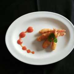 A picture of Tempura / Udang Goreng Tepung.