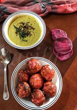 A picture of Beet Paddu.