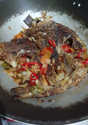 Foto resep Ikan nila asam manis