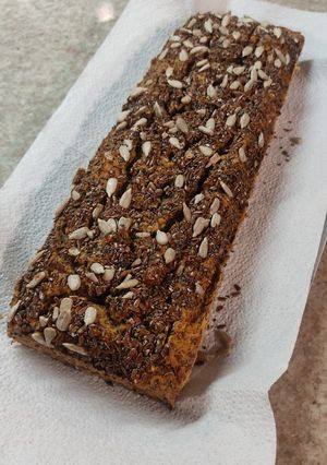 Una foto de Pan de lentejas súper fácil