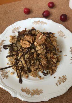 Foto resep Apple muesli crumble