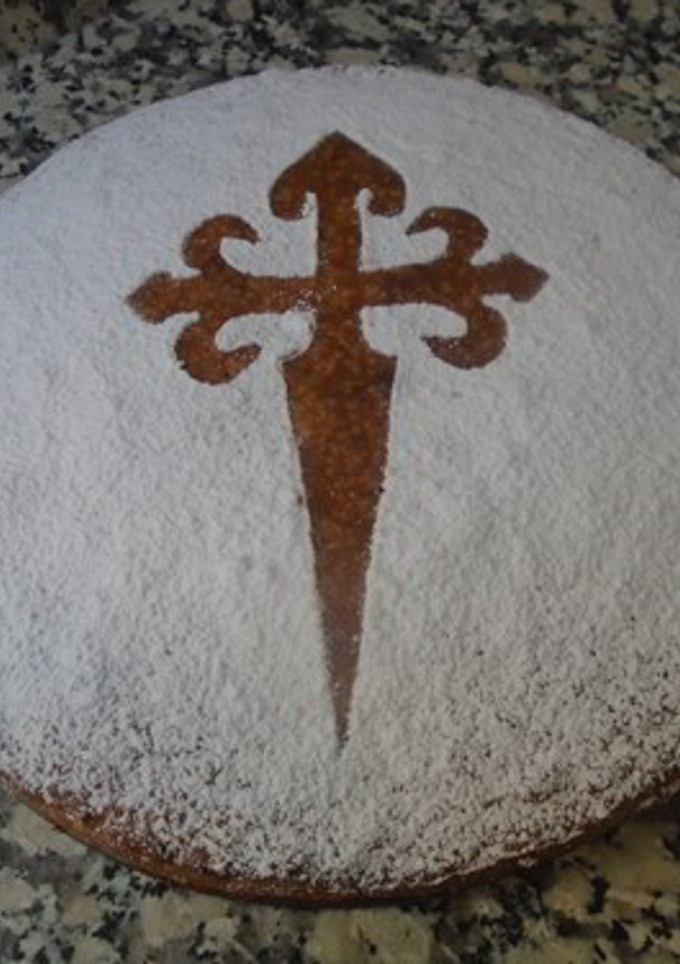 Una foto de Tarta de Santiago