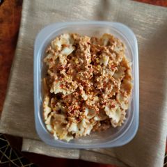 A picture of Creamy chicken pasta.