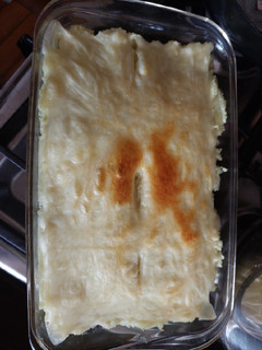Una foto de Pastel de papa sencillo