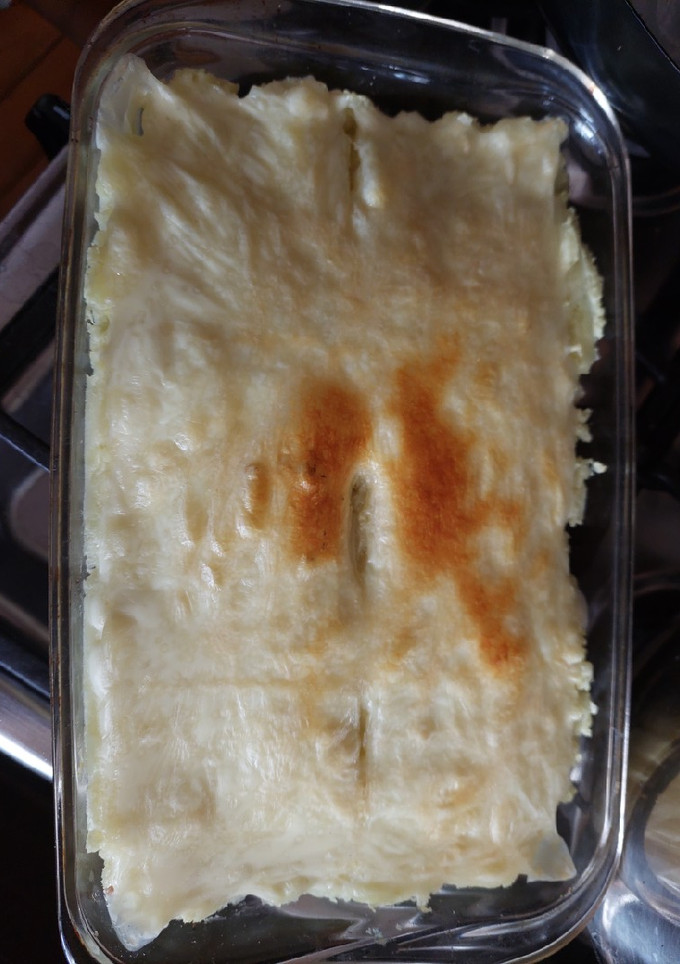 Una foto de Pastel de papa sencillo