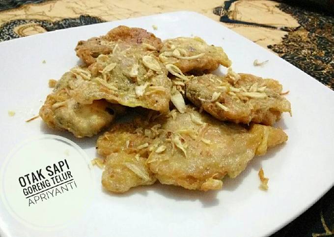 Cara Membuat Otak sapi goreng telur Ekonomis