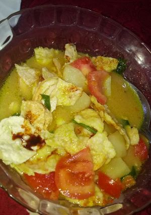 Foto resep Soto ayam betawi | soto ayam santan