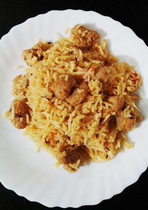 A picture of Soya Pulao.
