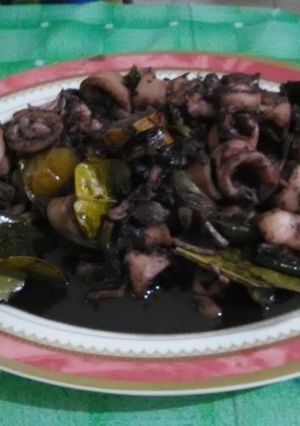 Foto resep Cumi kuah hitam (sederhana)
