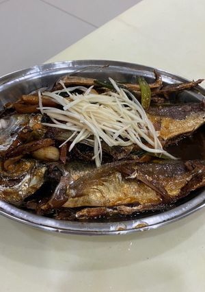 紅燒竹莢魚 的食譜成品照片