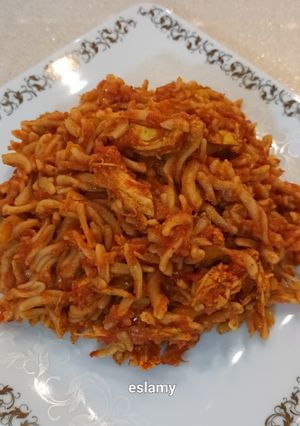 عکسی از دستور پاستا با سس گوجه فرنگی