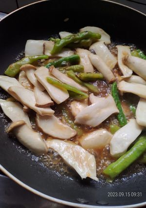 杏鮑菇炒醜豆 的食譜成品照片