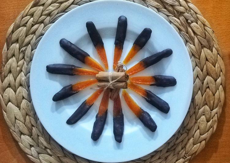 Scorzette candite al cioccolato, super veloci 🌷