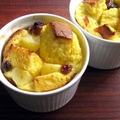 A picture of Brioche & Apple Pudding.