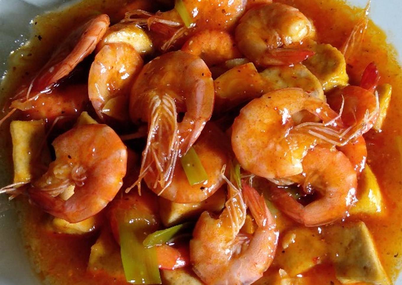 Udang Tahu Saus Madu