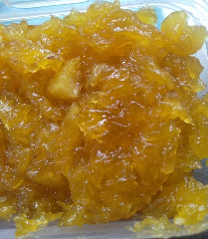 Hình của món Mứt khóm (thơm, dứa).