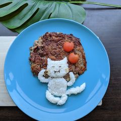 A picture of Potato Rosti With Minced Beef Recipe (Meow ~ Positive Mind).