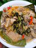 Pepes Jeroan Ayam Tanpa Bungkus
